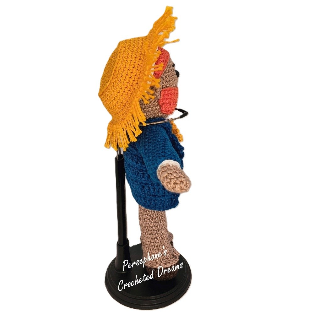 Persephone's Crocheted Dreams - Vincent van Gogh Decoratieve pop - Oranje